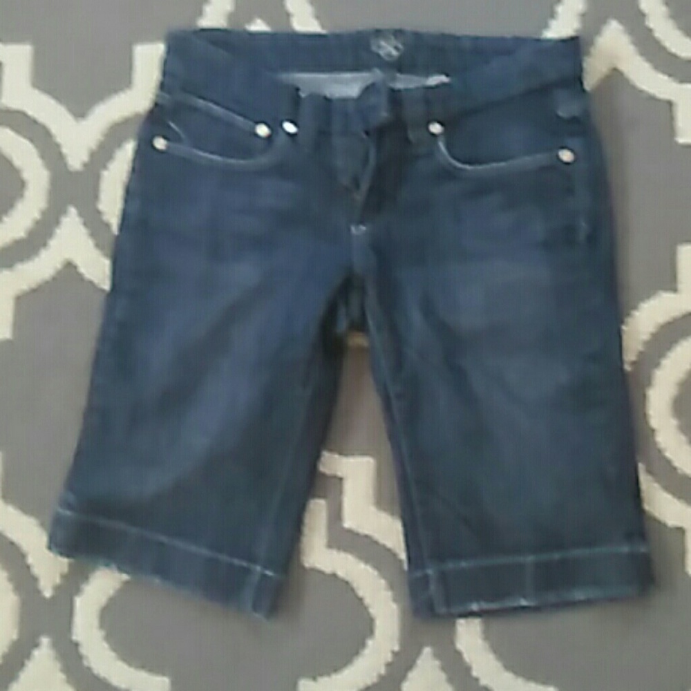 Woman's Long bebe brand jeans shorts